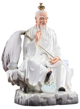 陶瓷太上老君像道德天尊神像