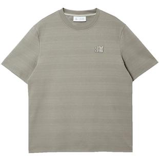 杰克琼斯男装2026年春季新常规圆领刺绣图案字母刺绣短袖男款T恤