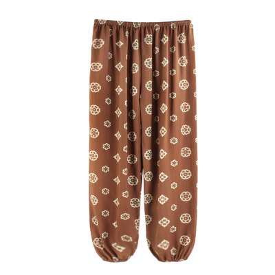 天城客唐汉服灯笼裤棉绸薄款夏裤