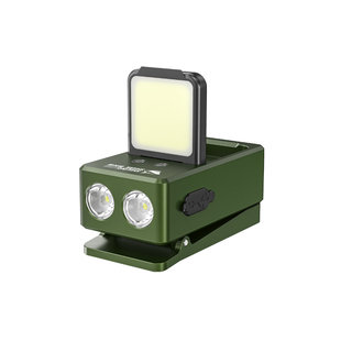 2025新款夹帽灯感应头灯充电夜钓鱼专用长续航迷你强光led帽夹灯