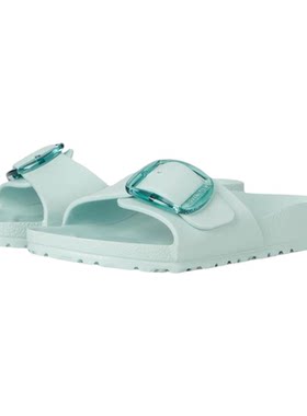 代购Birkenstock女士凉鞋轻便透气缓震柔软脚床EVA材质透明扣饰