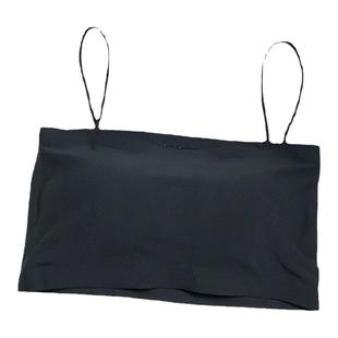 抹胸内衣吊带女纯欲外穿短款辣妹冰丝美背内搭裹胸带胸垫上衣夏潮