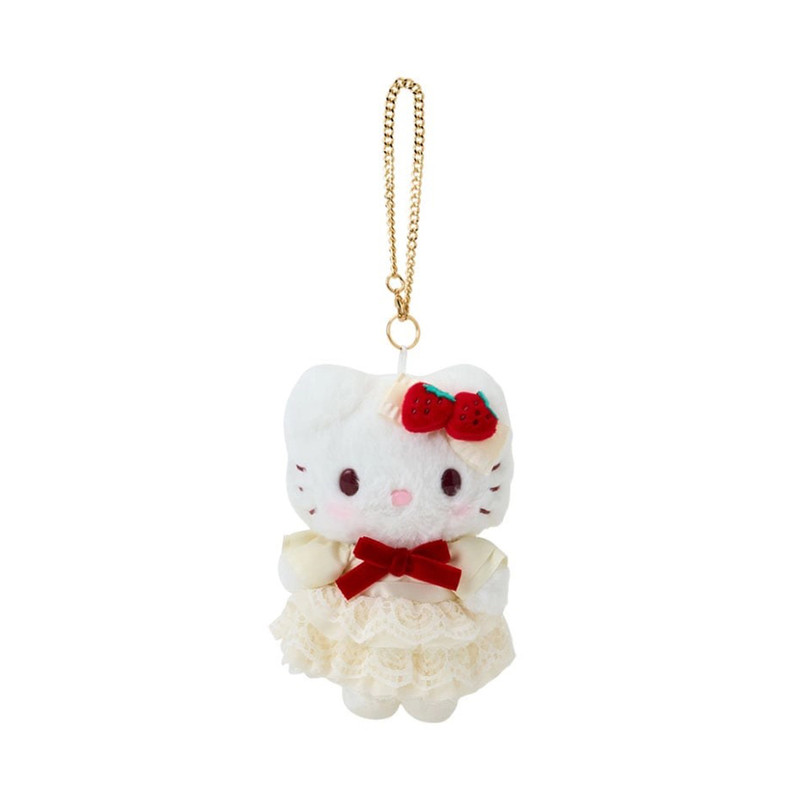 再贩正品现货日本三丽鸥草莓蛋糕hellokitty美乐蒂毛绒包挂件玩偶