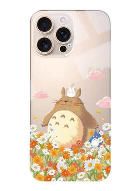 星宇橙可爱龙猫手机壳全包防摔款