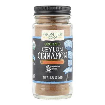 Frontier Co-op进口有机锡兰肉桂皮粉生酮咖啡烘焙粉质细腻