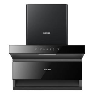 樱雪不锈钢7字型抽油烟机家用厨房顶侧双吸抽烟机小厨房71CM尺寸