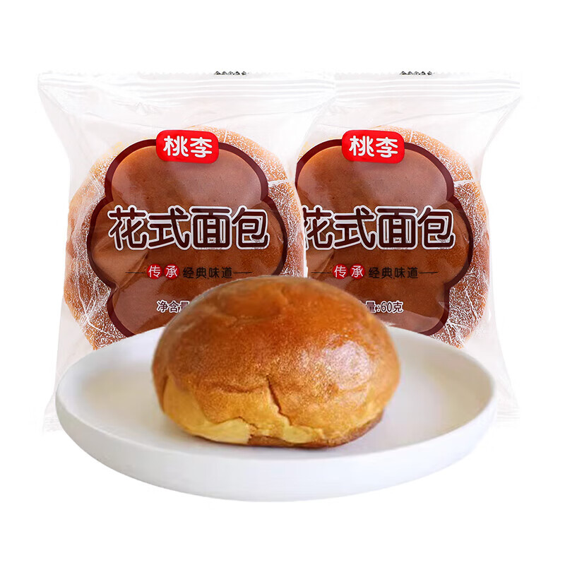 桃李花式面包居家出行网红早餐包