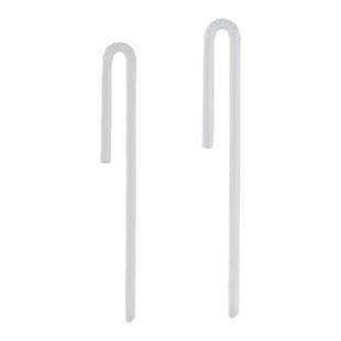 弯头小吸管一次性单独包装短尖头儿童酸奶饮料细可弯U型联排吸管