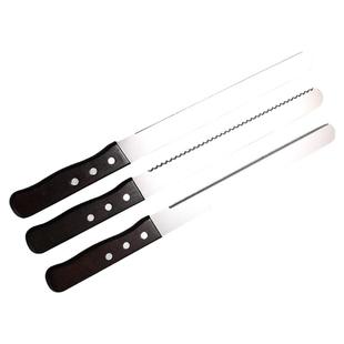 不锈钢面包刀吐司锯齿刀切片蛋糕刀分层锯刀家用西点用烘焙工具