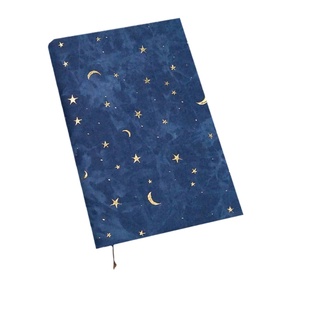 真我 仲夏夜空 星月手工布书衣 星空手帐本 A5A6日记本记事本礼物