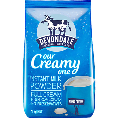 桑晒澳洲原装进口德运1kg牛奶粉