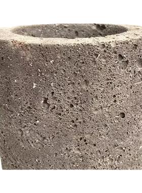 火山石石材复古高深盆花盆新款