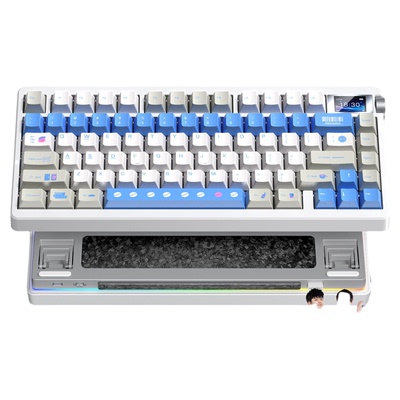 狼蛛三模无线机械键盘nova75MAS蓝牙有线Keyboard客制化电脑外设