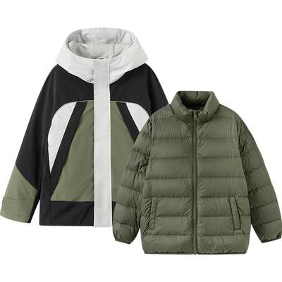巴拉巴拉加厚男童户外羽绒服外套