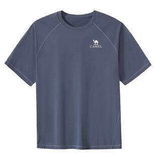 骆驼户外运动速干t恤男女2026夏季透气跑步健身徒步上衣短袖速干t