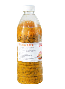 新鲜百香果原浆奶茶店专用水果汁