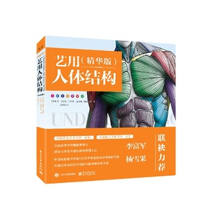 当当网 艺用人体结构（精华版）人物解剖教程 零基础初学者肌肉骨骼造型技法书 电子工业 素描绘画书插画画册画集手绘伯里曼教学书