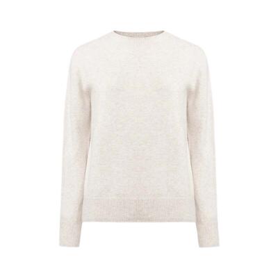 sdeer圆领打底绵羊毛通勤针织衫