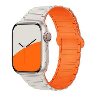 张靖仪同款适用苹果iwatch硅胶磁吸s11手表带s10腕带applewatch98