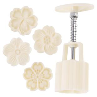 超轻黏土工具石塑粘土印花模具樱花兔子手工印模手压月饼制作模型