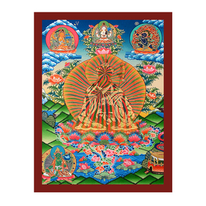 欧斯特莲花生大士尼泊尔画师手绘