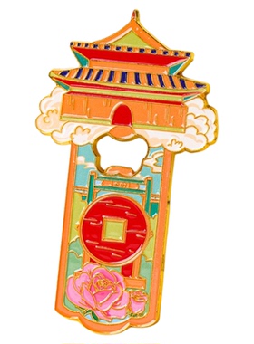 西安文创金属冰箱贴磁贴创意景点冰箱贴陕西城市旅游纪念品伴手礼