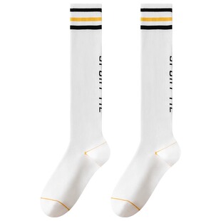 运动肌能压缩袜子女跳绳专用压力小腿专业跑步马拉松瘦腿长筒套