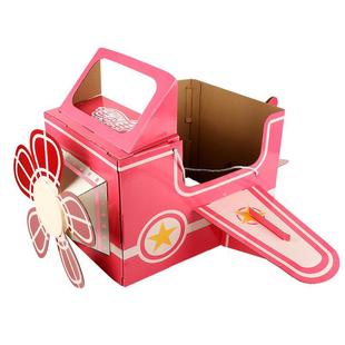 儿童手工diy可穿戴恐龙纸箱纸盒卡通模型纸板幼儿园制作霸王龙