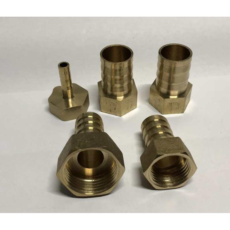 铜内丝宝塔接头内牙宝塔接软管水管胶管4分6分1寸DN15