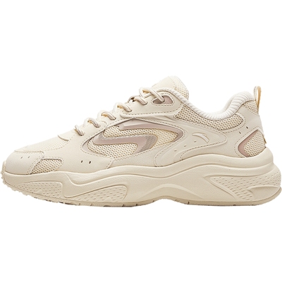 安踏星光3复古休闲鞋女2025冬季加绒保暖老爹鞋二棉鞋软底运动鞋