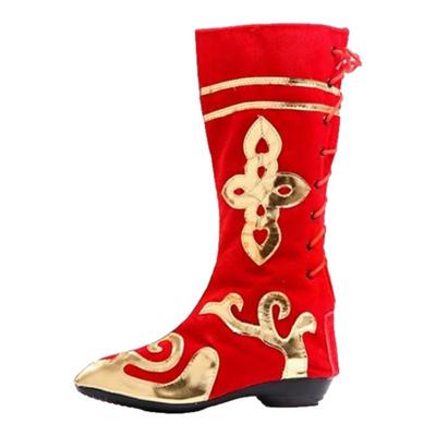 儿童民族靴子舞蹈鞋民族鞋演出鞋