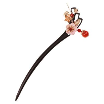 凤仪（饰品）古风簪子红玛瑙发簪