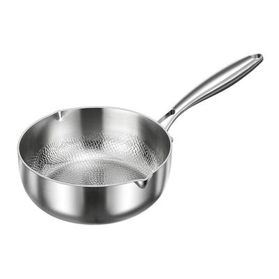 铿锵钛雪平锅家用无涂层不粘锅宝宝辅食锅电磁炉专用汤锅小奶锅