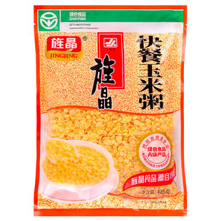 旌晶快餐玉米粥冲泡即食玉米片早餐代餐谷物杂粮营养粗粮麦片425g
