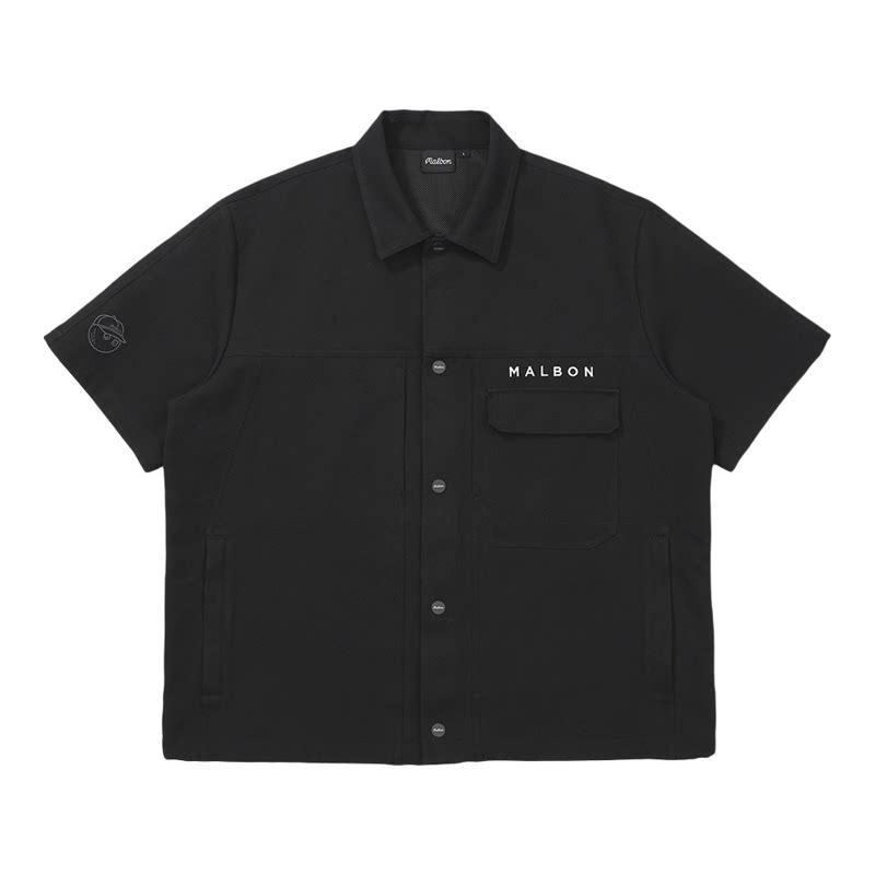夏季MALBON高尔夫服装男款套装