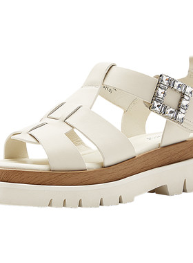NineWest/玖熙罗马凉鞋女魔术贴