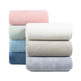 2条无印良品浴巾女家用2025新款非纯棉全棉情侣一对男款大人毛巾