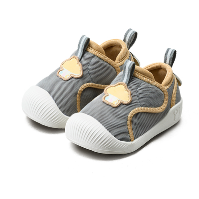 巴布豆秋季网面透气学步鞋男宝宝