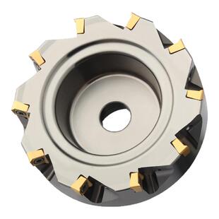 90度直角数控铣刀盘4NKT060308快进给双面铣刀片铣床平面开粗刀盘