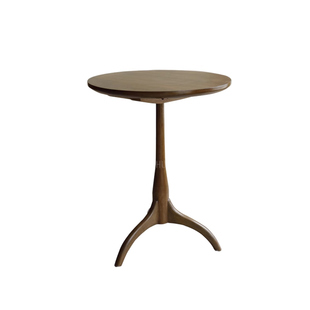 叕木|夏克家具\实木边几桌中古侘寂风茶几角几沙发床头小圆几