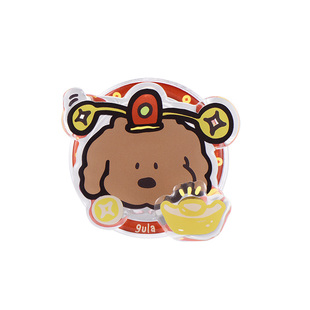 朴坊gula点点tutu磁吸手机支架伸缩旋转通用气囊可爱小狗动物支架