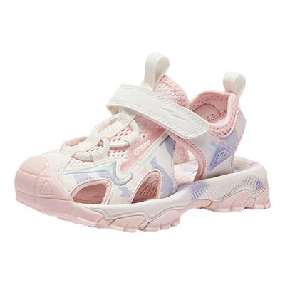 鸿星尔克女童鞋包头凉鞋沙滩鞋