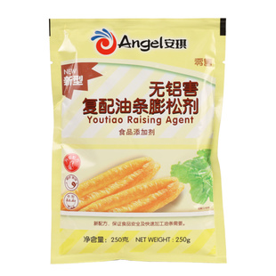 安琪复配油条膨松剂250g炸油条专用蓬松剂家商用无铝脆皮油条精粉