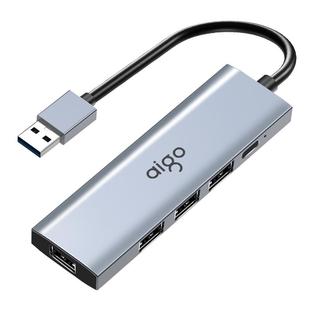 爱国者usb拓展坞集分线器插头多口u盘转换接头多功能typec接口扩展器适用苹果小新笔记本电脑平板扩展坞