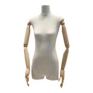 十三行原版扁身平胸半全身人偶模特道具女装橱窗服装店模特展示架