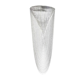 铁艺兰舟圆环亚克力水晶韩式珠帘欧式酒店婚礼堂吊顶珠链婚庆道具