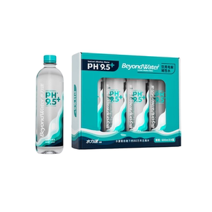 水力速PH9.5碱性水含天然矿物质非苏打水活泉水600ml*4瓶礼盒装