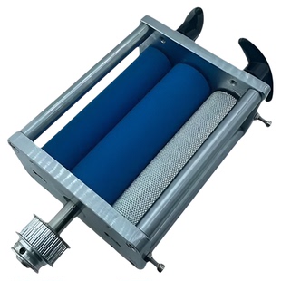 贴标机三轴牵引机构滚筒PU胶辊轴牵引轴包胶标签标准零配件厂家