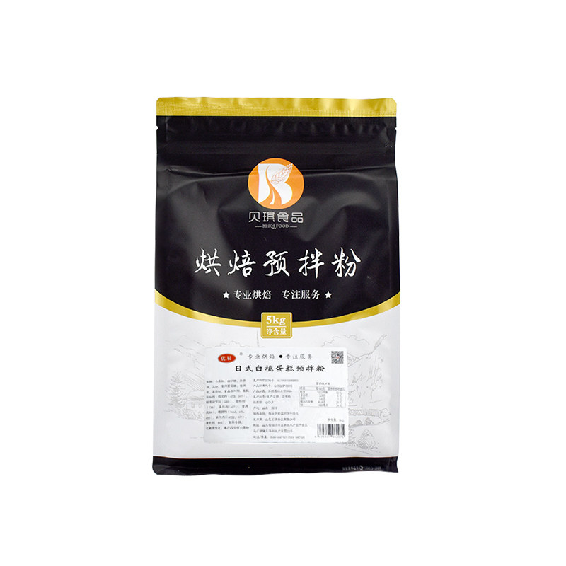 贝琪日式白桃蛋糕预拌粉5kg 云朵芝士桃桃乳卷慕斯糕点粉烘焙原料
