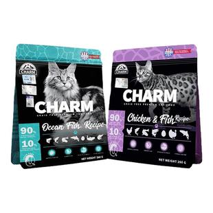 CHARM野性魅力进口猫主粮小包尝鲜装高蛋白红肉全价猫粮试吃260g